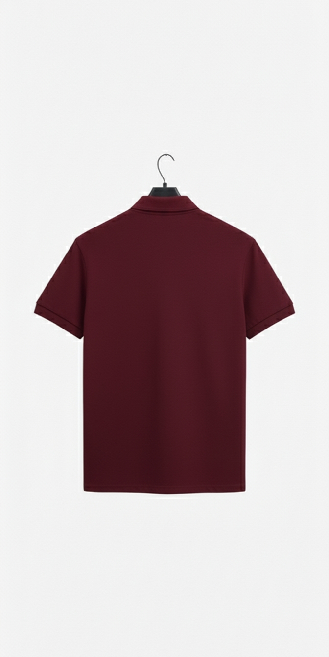 Regal Maroon Polo – Heritage Edition - Image 2